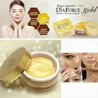 在飛比找PChome商店街優惠-韓國Dia Force黃金鑽石分子貴婦緊緻完美水潤眼膜，60