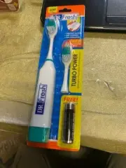 TOOTHBRUSH SOFT TURBO WITH BATTERY XTRA HEAD NEW IN PACK