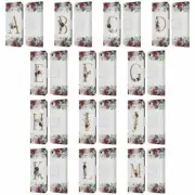 NATURE MAGICK FLOWERS MONOGRAM FLORAL GOLD LEATHER BOOK CASE FOR iPOD TOUCH