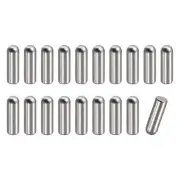 6x15mm Dowel Pins, 20pcs Round Head Flat Chamfered End Dowel Pin