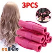 3/6X Heatless Curling Rod Sponge Foam Curling Hair Magic Roller Lazy Curler Sets