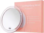 15 X Magnifying Mirrors (15 Cm Round) with 3 Mounting Suction Cups for Precise M