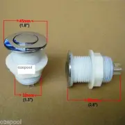 Air Switch CHROME SPA button, Davey Waterco, Onga, universal 3mm air connection