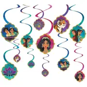 Aladdin Swirl Decorations (Pack of 12)