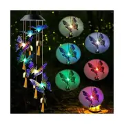 Butterfly Solar Wind Chimes,2022 New Gift for All mom/dad/Women/Grandma/Daugh...