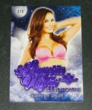 2017 Benchwarmer KATHRYN SMITH Dreamgirls #54 LINGERIE NIGHTS Purple/3 RENO 911