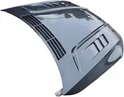 hood scoops for cars， Body Kit Carbon Fiber Engine Cover Resin Hood Compatible For Vw Golf 7 Convert New Style Light Weight Bonnet Car Accessories(Carbon fiber pattern)