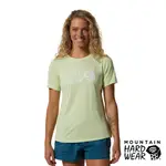 【MOUNTAIN HARDWEAR】WICKED TECH SHORT SLEEVE W 防曬快乾短袖排汗衣 女款 電質黃 #1983071