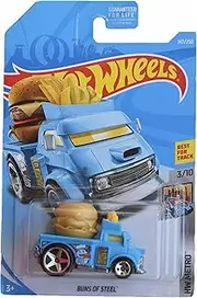 [Hot Wheels] Buns of Steel, [Light Blue] 147/250 Metro 3/10