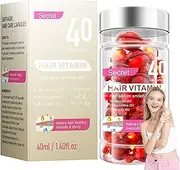 Hair Vitamins Oil Capsules for Women & Men, New Upgrade Hair serum A C E Pro B5 50 for Frizzy & Dry Damaged Hair, vitaminas para el Cabello cápsulas w/argan Avocado, Moroccan Oil