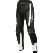 Mille Black White Leather Pants