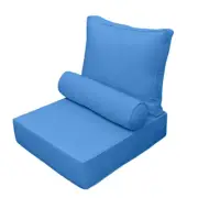 AD102 Large Pipe Trim Outdoor Deep Seat Back Rest Bolster Insert Slip Cover Set