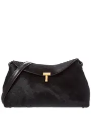 TOTEME T Lock Haircalf Shoulder Bag