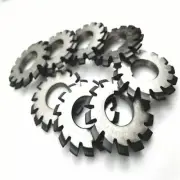 8Pcs Steel 14.5° Involute Gear Cutter DP8 DP10 DP16 DP20 DP22 DP24 PA14-1/2 HSS