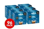 Lavazza A Modo Mio Dek Decaf Coffee Capsules 96 Pack