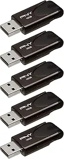 PNY 16GB Attaché 4 USB 2.0 Flash Drive 5-Pack