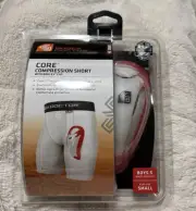 Shock Doctor Boy's Core Compression Short with Bio-Flex Cup BOYS Small New