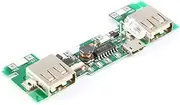 Rakstore USB 5V 2A Mobile Power Bank Charger Module Lithium Li-ion 18650 Battery Charging Board LED Indicator