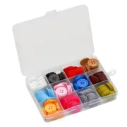 180 PCS 3/4 inch 20mm 4 Holes Buttons 12 Colors Buttons Craft Buttons Buttons...