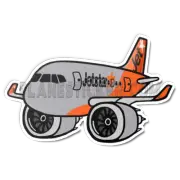Jetstar Airbus A321 NEO Magnet