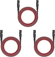 3pcs 6.5 Feet 14AWG SAE to SAE Extension Cable, Quick Disconnect Wire Harness DC Connector Cord Plug