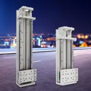 Electric CNC Milling XYZ Axis Sliding Table 40cm/20cm Linear Rail Stage Cross