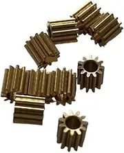 Motor Gear, Motor Brass Pinion Gear Motor Gear, Brass Pinion Gear,10pcs Gears 0.3M 11T Small Copper Gear 1.48 1.5 1.98 2 Mm Hole Diameter Gears G-S (Hole Diameter : 1.98 2mm, Number of Teeth 2 Mm, (C