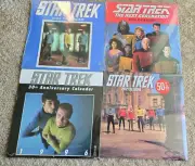 (4) Star Trek Wall Calendars Sealed Original Next Generation