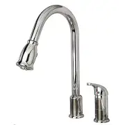 16" Pull-Down Spray Kitchen Sink Faucet Chrome Finish