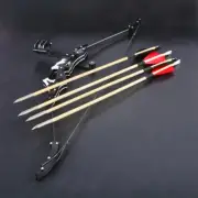 18lbs Mini Recurve Bow 19Inch Archery Bow with 4pcs Wooden Arrows Bow Shooting