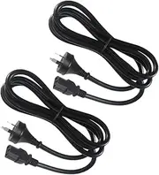 3 Metre Kettle Cable 240V,3 Pin Power Cord Rice Cooker,3m iec C13 Cord for Monitor PC Computer(2 Pack)