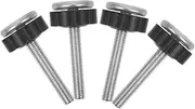 ASAKKURA 4pcs Gate Extension Rods Non Drilling Mounting Parts for Safety Gates Durable Spindle Rods Easy Installation No Wall Damage