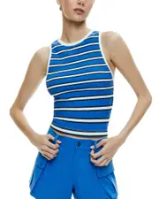 alice + olivia Andre Crop Tank