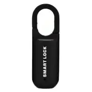 Smart Fingerprint Padlock Biometric for Luggage Keyless Anti-Theft Lock Black