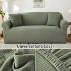 Elastic Plain Solid Sofa Cover Tight Wrap All-inclusive ArmChair Cover Protector