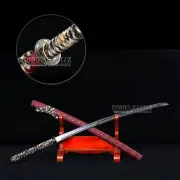 Handmade Red Snake Full Tang Japanese Samurai Katana-XI