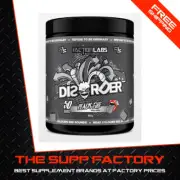 Faction Labs DISORDER Pre-Workout 50 Serve BLACK FIRE (GRAPE) | Energy Focus