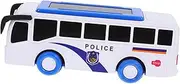 ibasenice Car Miniature Police Model with Light and Sound for Age Promotes Hand Eye Coordination Present for Young
