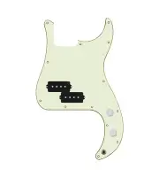 920D Custom Precision Bass Loaded Pickguard, Drive (Hot), Mint Green Pickgua...