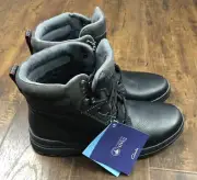 Clarks Ryerson Rise Men's Winter Boots Black Leather US 8.5M UK 7.5