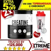 2 X ATP SCIENCE CREATINE MONOHYDRATE 500G//STRENGTH ENERGY MUSCLE TWIN PACK