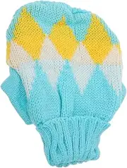 JOINPAYA Knitted Cat Sweater for Small Dogs Kittens Elegant Winter Clothes with Chic Collar Design for Holiday Celebrations Comfortable Warmth for Pets Options