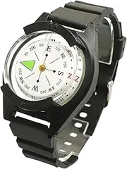 Compass for Hiking with Watch Bracelet or Survival Bracelet, Compass Wrist Navigation