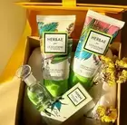 herbae by L'occitane eau de toilette, shower gel, body milk travel set