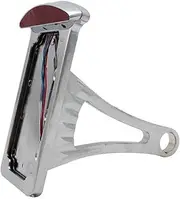 Motorcycle Plate Mount Universal Motorcycle Brake Tail Light Side Mount License Plate Bracket Holder for Harley Sportster Chopper Bobber Softail