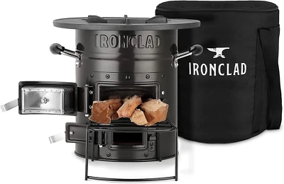 Supply Rocket Stove – Camping Wood Stove for Emergency Preparedness, Survival, o