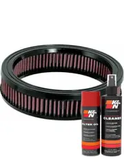 K&N Air Filter E-1080 + Aerosol Recharge Kit fits AMC AMX 258 L6 PETROL