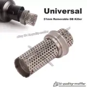 Universal Modified Motorcycle Exhaust System Silencer Pipe Removable DB Killer