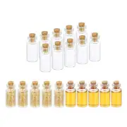 4ml Tiny Glass Bottles Vials 20Pcs Mini Clear Bottles Glass with Cork Stoppers