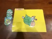 Up a Tree! Rhyming words Grade K language arts file folder game